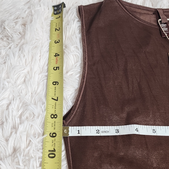 SKIMS MESH MOCK NECK BODYSUIT/ NWT/ M/ COCOA - Picture 13 of 13